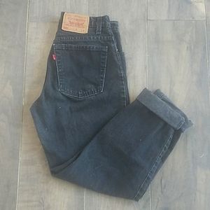 VTG Y2K  LEVIS 550 TAPERED RELAXED FIT MADE IN THE USA WOMANS 9/28
